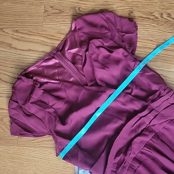 Cupshe Dark Red Maxi Dress, Women's Size Small, New With Tags! - Picture 3 of 9